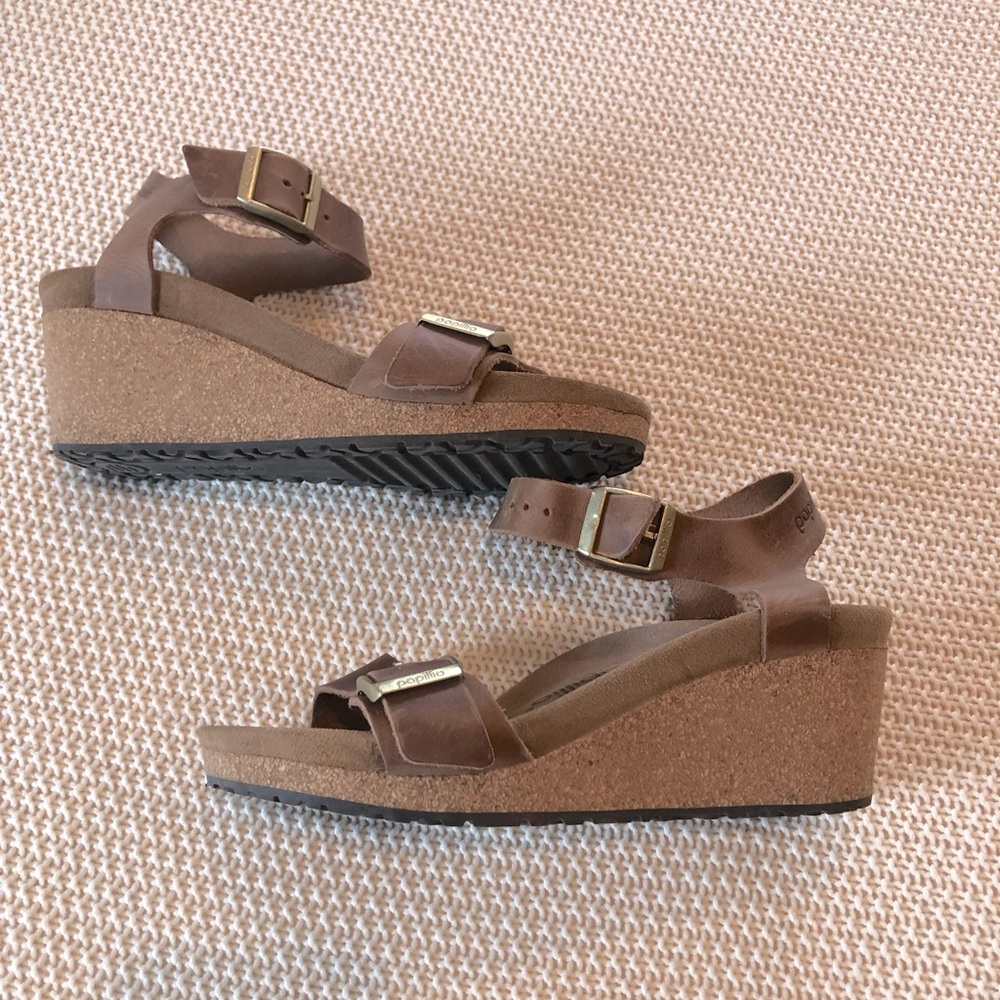 Papillio Soley in Oiled Leather Cognac - Size 38